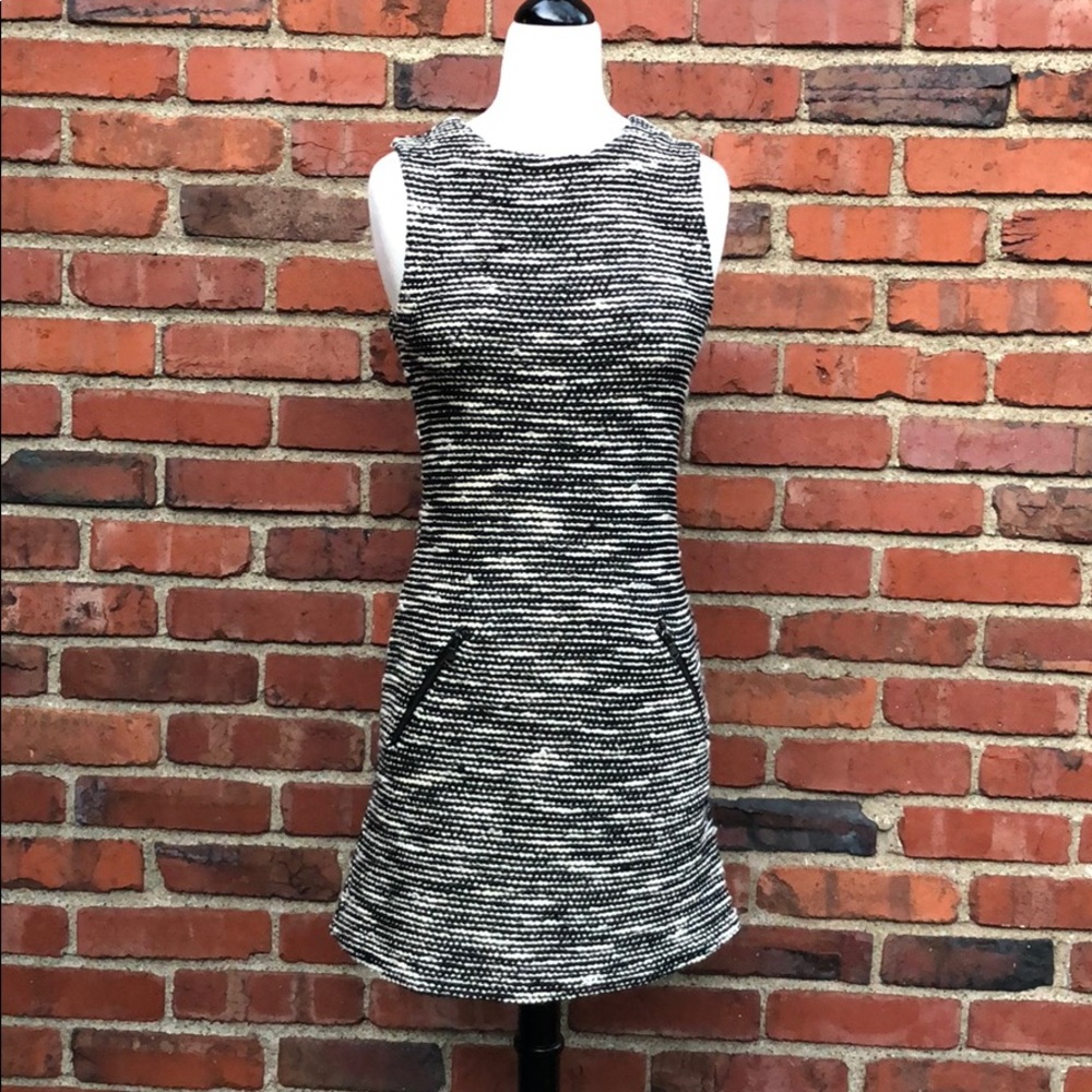Black & White Sleeveless Dress